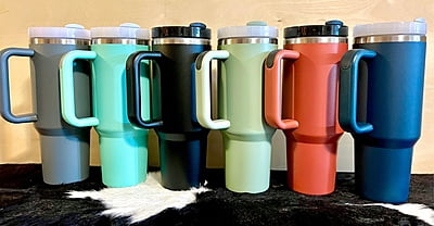 40oz Travel Mug w/ Removable Handle