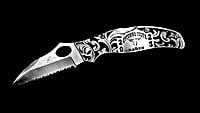Roper Serrated Pocket Knife w/ Clip
